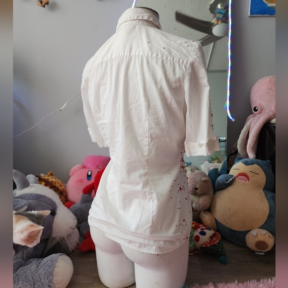 Hand beaded button up shirt - Picture 7 of 8